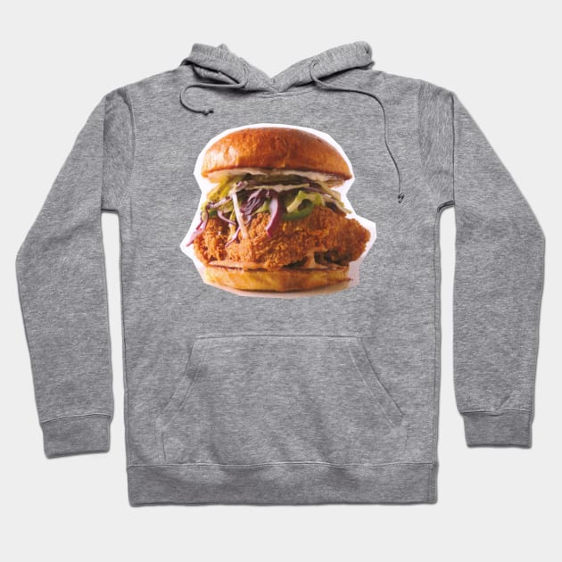 Extra Burger Chicken Hoodie by Food Photography